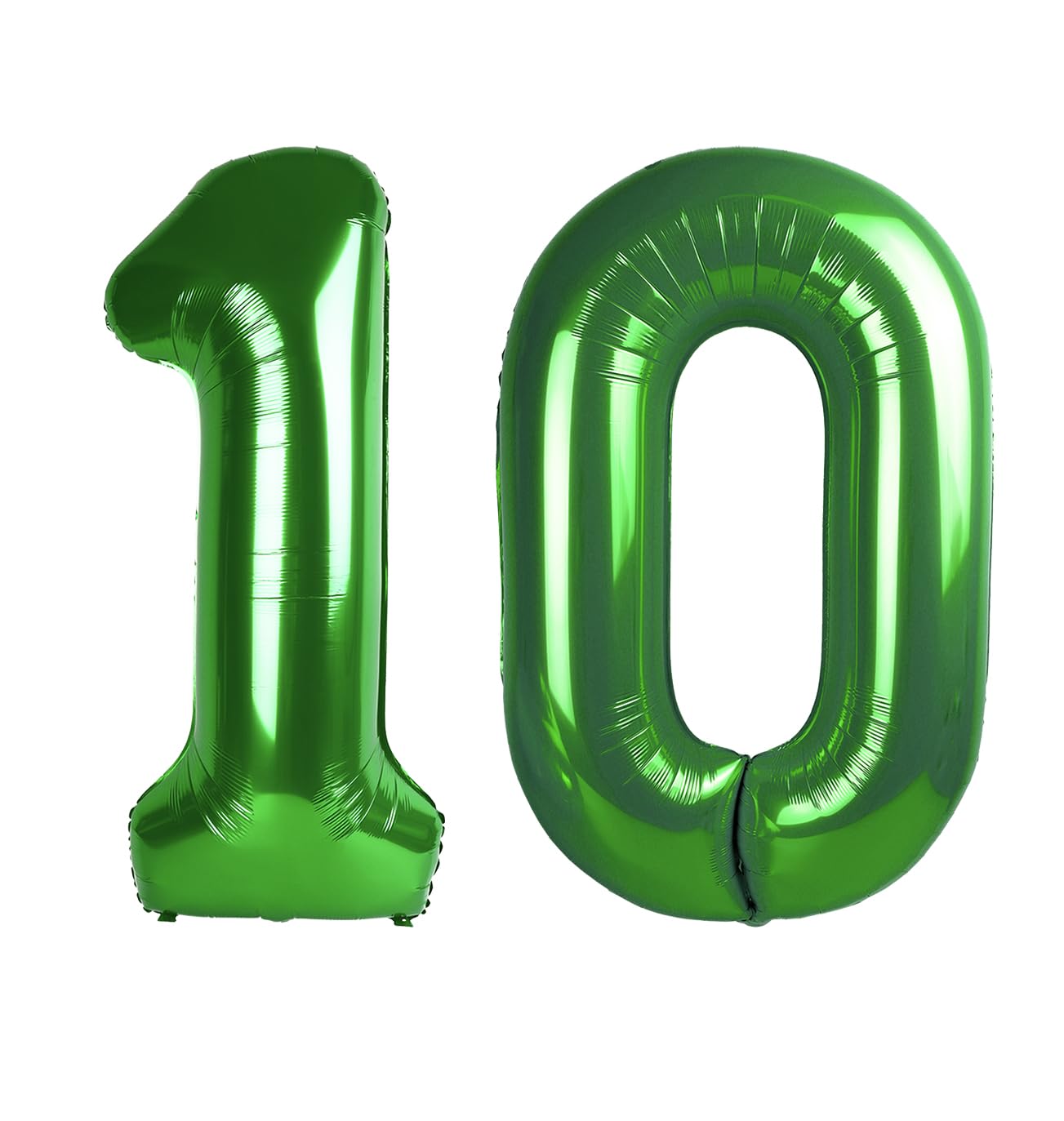 Number Balloons 10 Balloon 40 inch Dark Green for 10 Birthday Decorations