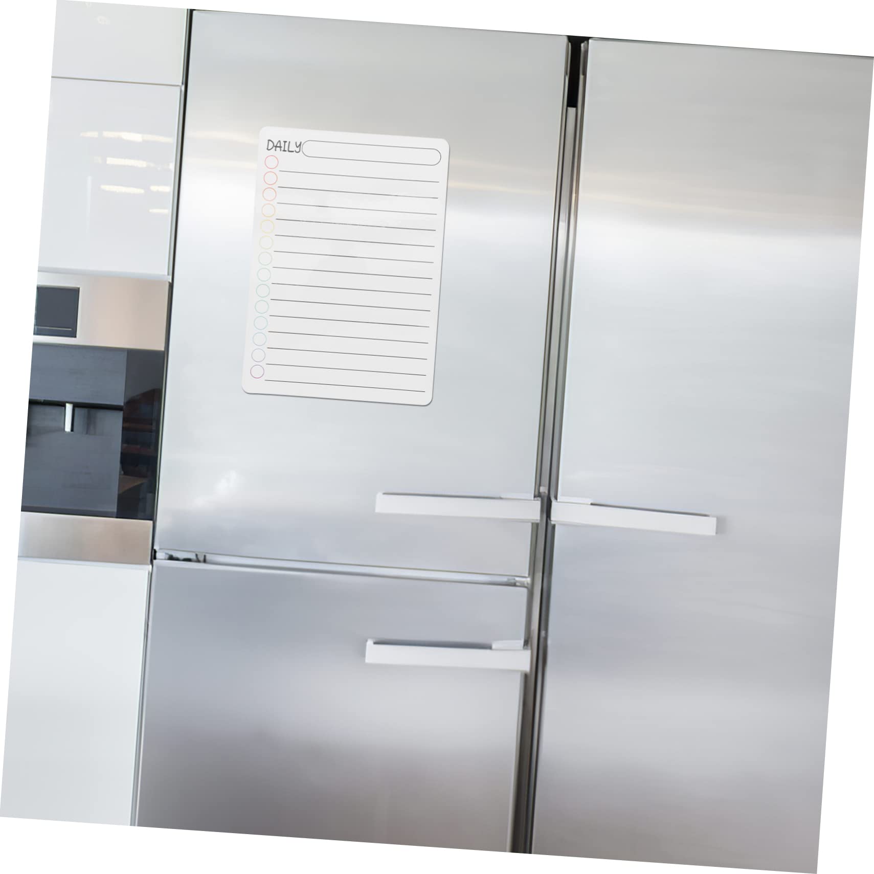 VILLCASE 20 Stk Tagesablauf write board kühlschrank planer Planen Sie ein tägliches Whiteboard für die Küche magnetisches Whiteboard Tagesplanertafel Tagesplaner-Whiteboard Weich magnetisch