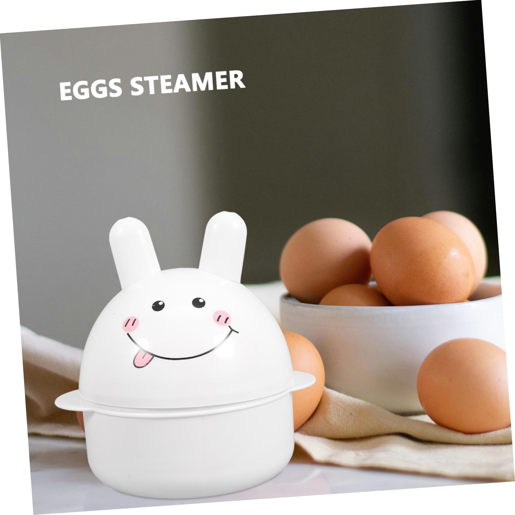 Cabilock 3st Eierdampfer Backofen Eiermacher Mikrowellen-behälter Zum Kochen Von Eiern Mini-eierkochbecher Rühreikocher Für Die Mikrowelle Eierpochierer Für Die Mikrowelle Kochgerät Pp Weiß