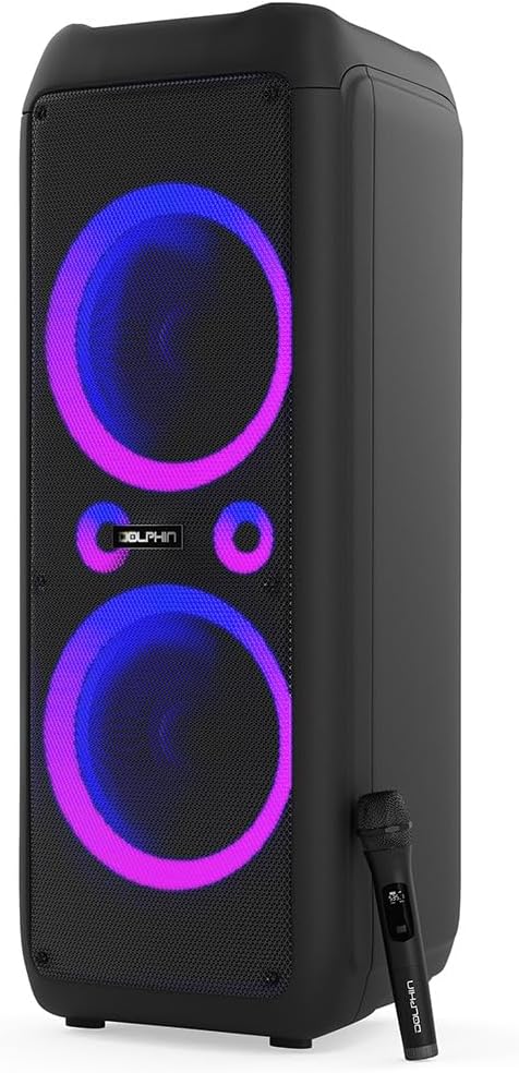 Dolphin SP-1270RBT speaker with wireless microphone