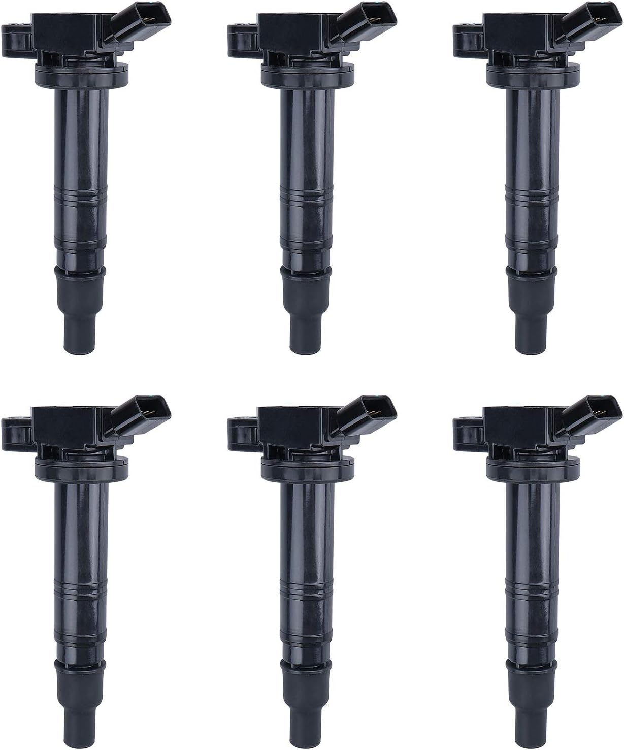 DRIVESTAR 6PCS UF495 Ignition Coil Pack Compatible with Toyota Camry/Corolla/Solara/Scion/Matrix 2.4L 2.7L & 4Runner/Tacoma/Tundra/FJ Cruiser 4.0L V6, Replaces 5C1753 C1696 90919-02248