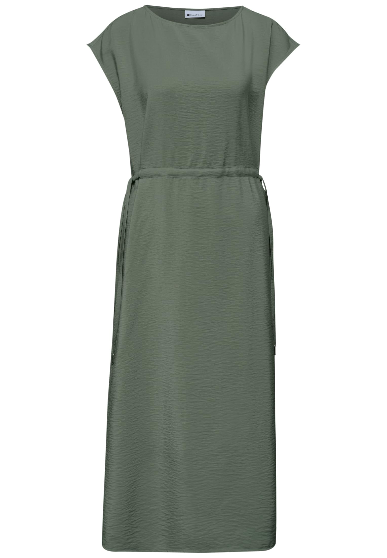 Street One Midi-Kleid mit U-Boot-Ausschnitt