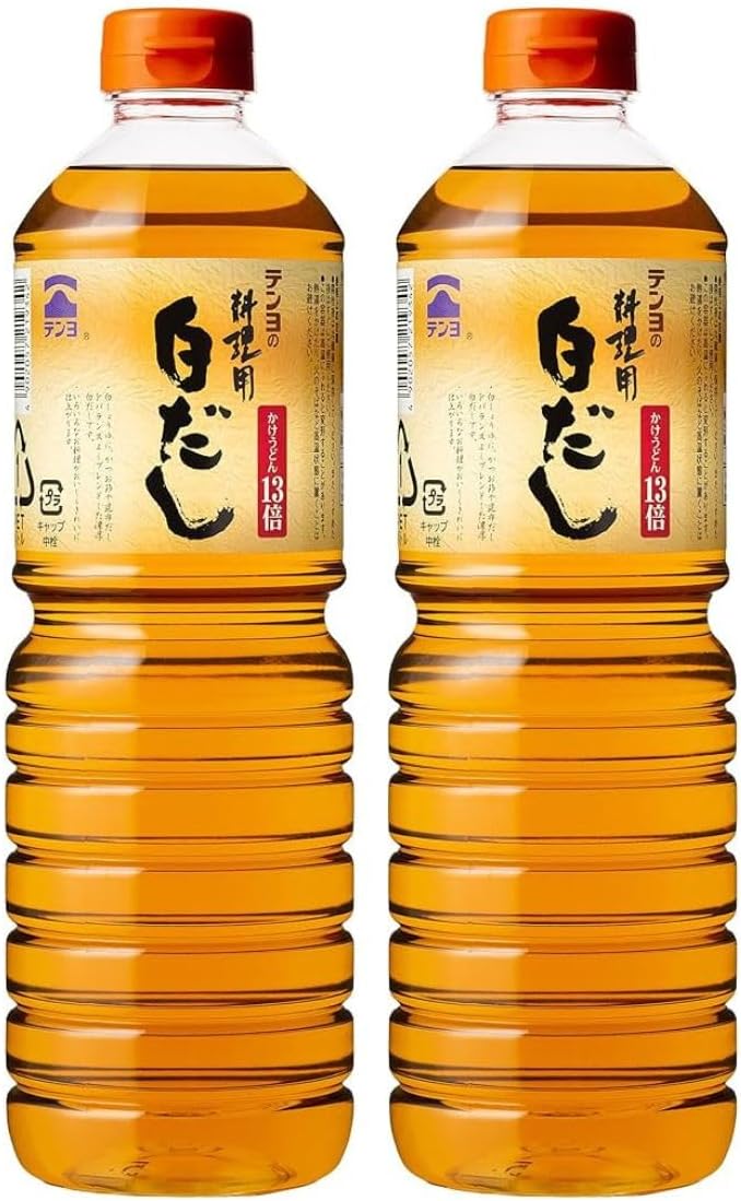Amazon.co.jp: テンヨ武田 料理用白だし 1L 2個 テンヨ 白だし 白出汁 だし 出汁 ダシ 和食 調味料 料理 濃厚 : 食品 ...