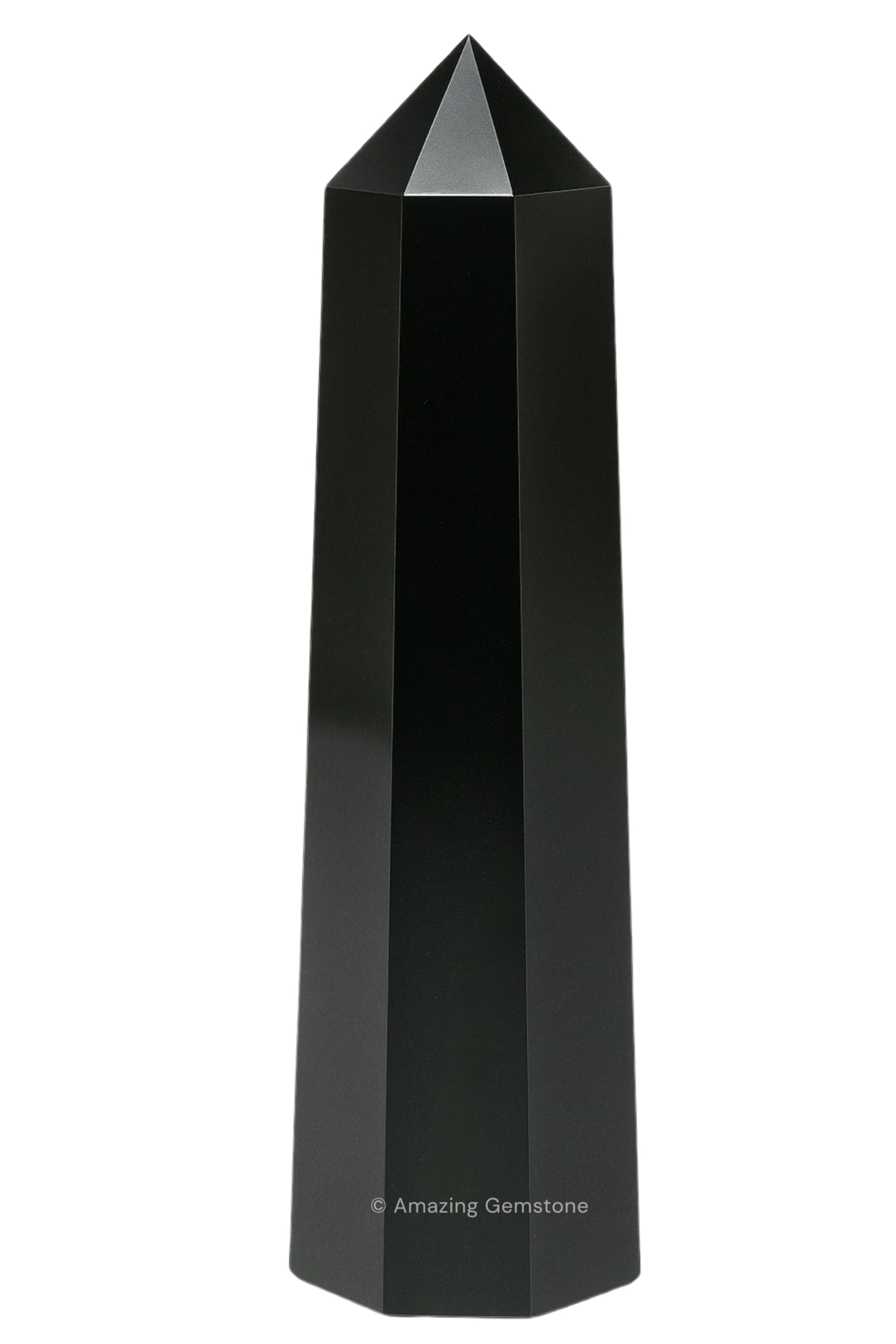 Amazing Gemstone Black Obsidian Crystal Towers ~ Natural Healing Crystal Point Obelisk for Reiki Healing and Crystal Grid (2" to 3" Inch)