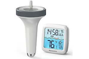 Newentor Fishing Thermometer Water Temperature Digital Wireless Floating Thermometer