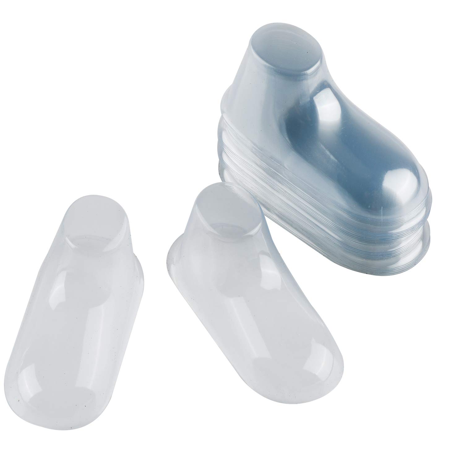 100pcs Clear Plastic Baby Feet Display Showcase,Shoe Trees,Baby Booties, Shoes and Socks