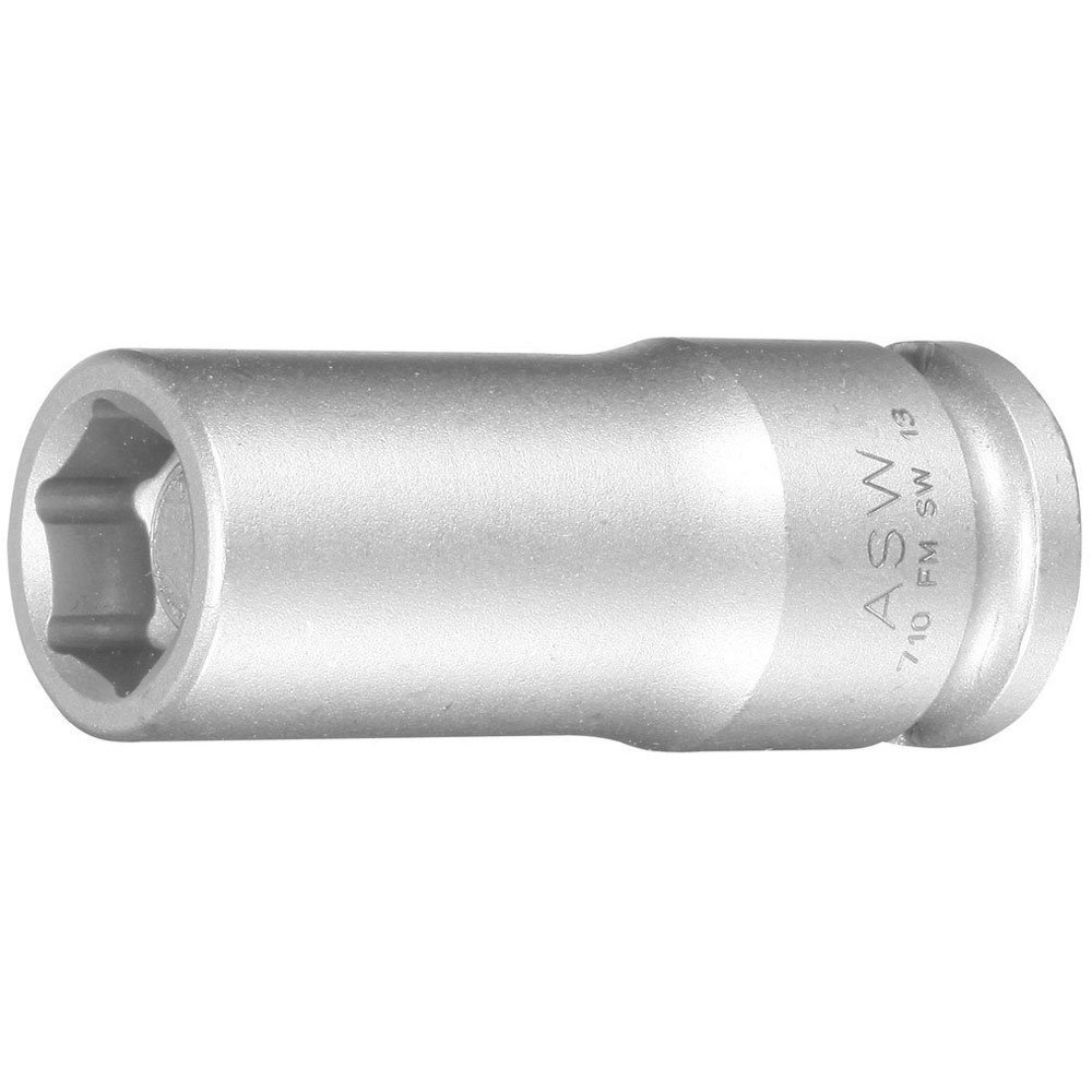 ASW 71062 Douille à choc longue/magnétique, Argent