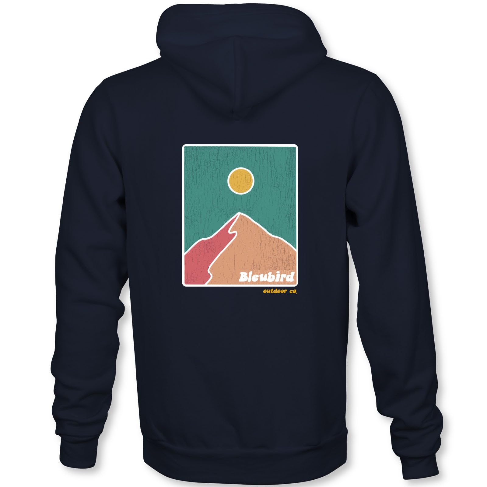 Bleubird Unisex Picos Pullover Hoody Sweatshirt Hoodie Top - S Navy