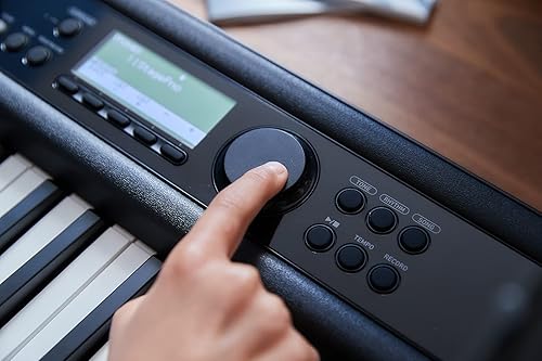 Miniatura 8 de Casio Paquete de teclado portátil de 61 teclas CT-S400 con soporte ajustable, banco, auriculares, pedal de sostenimiento, libro de instrucciones,