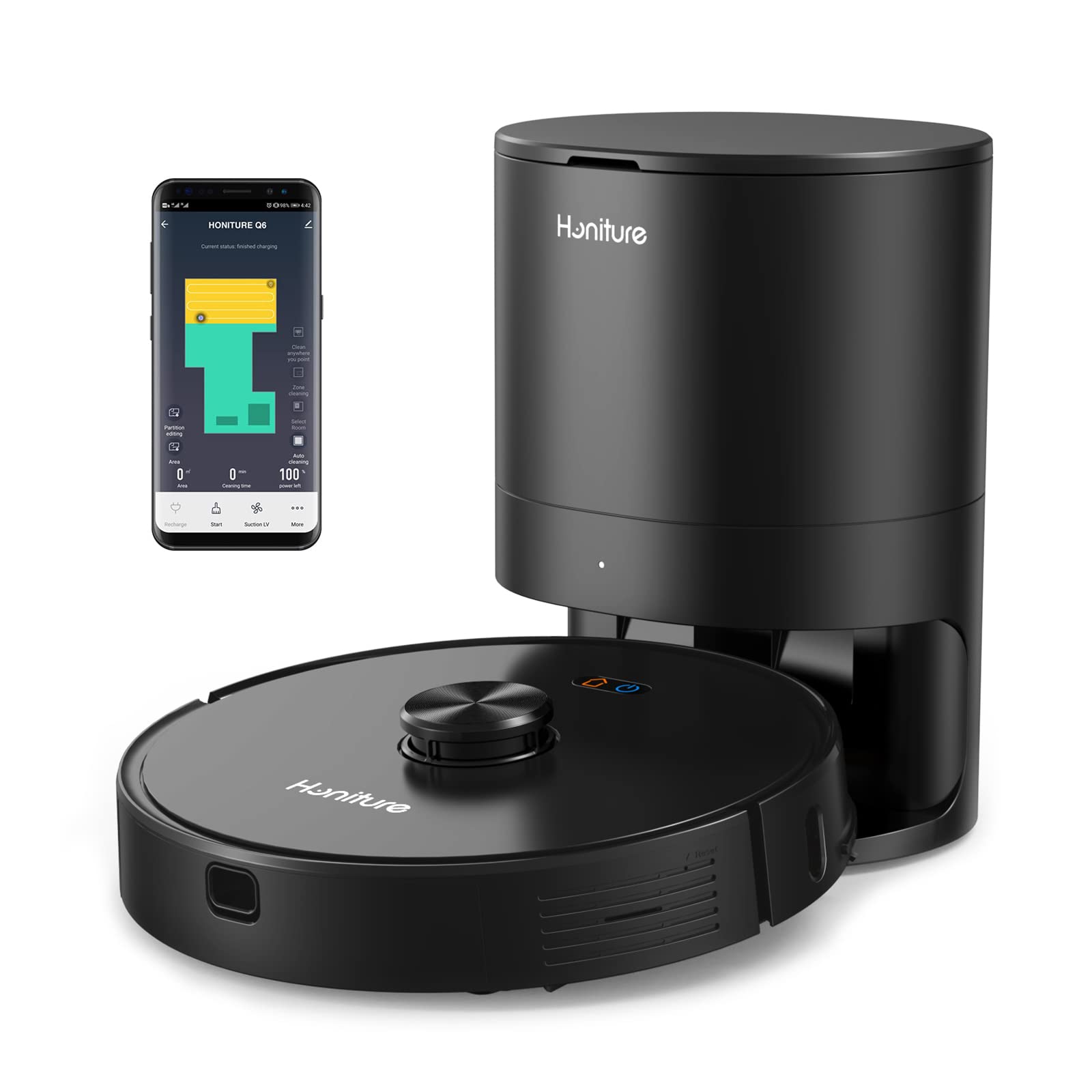 Buy HONITURE Q6 Robot Vacuum Cleaner, 2in1 Robot Vacuum and Mop