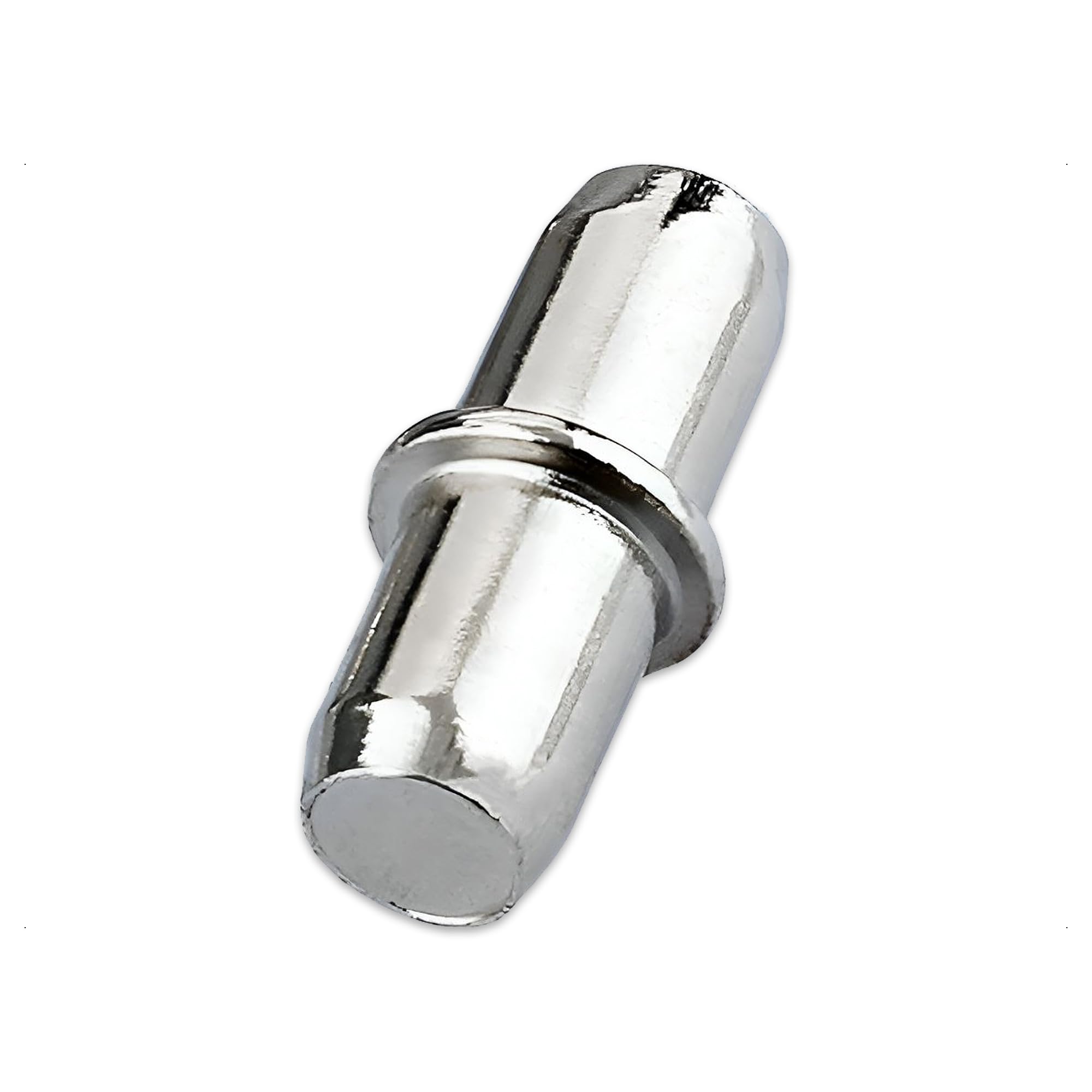 Mprofi MT® 200 Pezzi | Perni di Supporto per Ripiani Ø5mm | Reggimensola con Anello in Acciaio Zincato per Armadi, Mobili e Scaffali | Supporti per Mensole e Ripiani in Legno