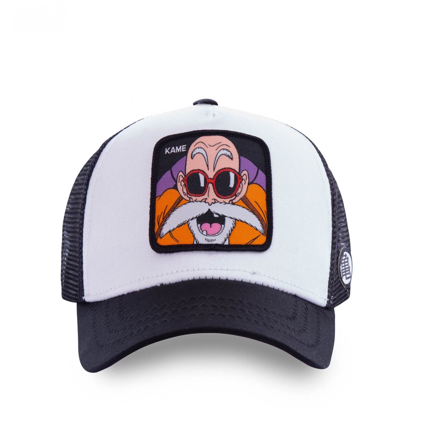 Capslab Trucker Cap Kame biały czarny