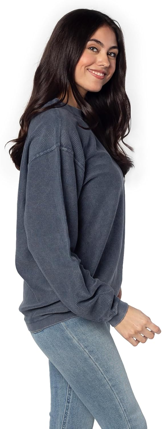 NCAA Purdue Boilermakers Womens Corded Crew - Image 2