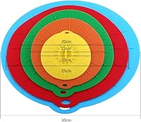 Vista 6 de Juego de tapas de silicona con ventosa de 5 tamaños, cubierta de almacenamiento de alimentos apta para microondas, tapa reutilizable de silicona