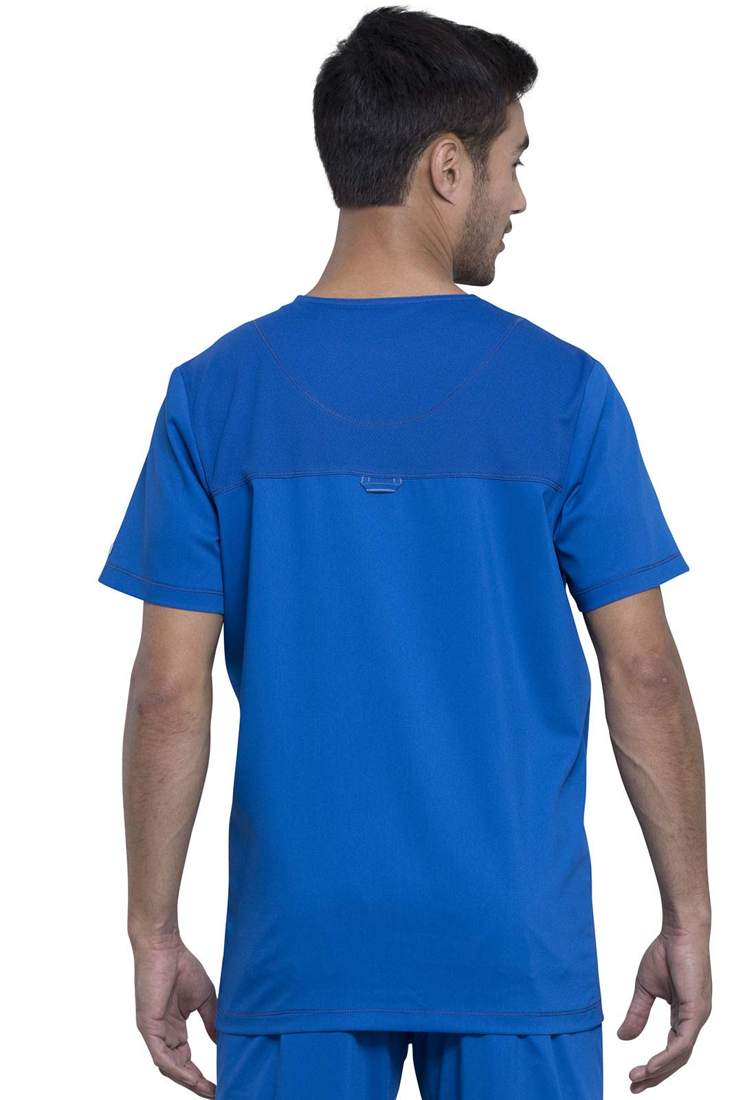 Cherokee Herren-OP-Oberteil, V-Ausschnitt, moderne Passform, WW603, mit natürlicher Leibhöhe, Jogger, Schlupfhose, Kordelzug am Bund, WW012, Königsblau - 2XL Oberteil/2XL kurze Hose