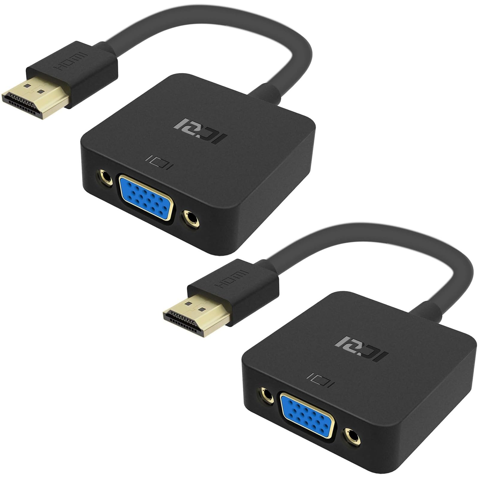Amazon.co.jp: ICZI HDMI-VGA(D-SUB)変換アダプタ hdmi 変換 アダプタ