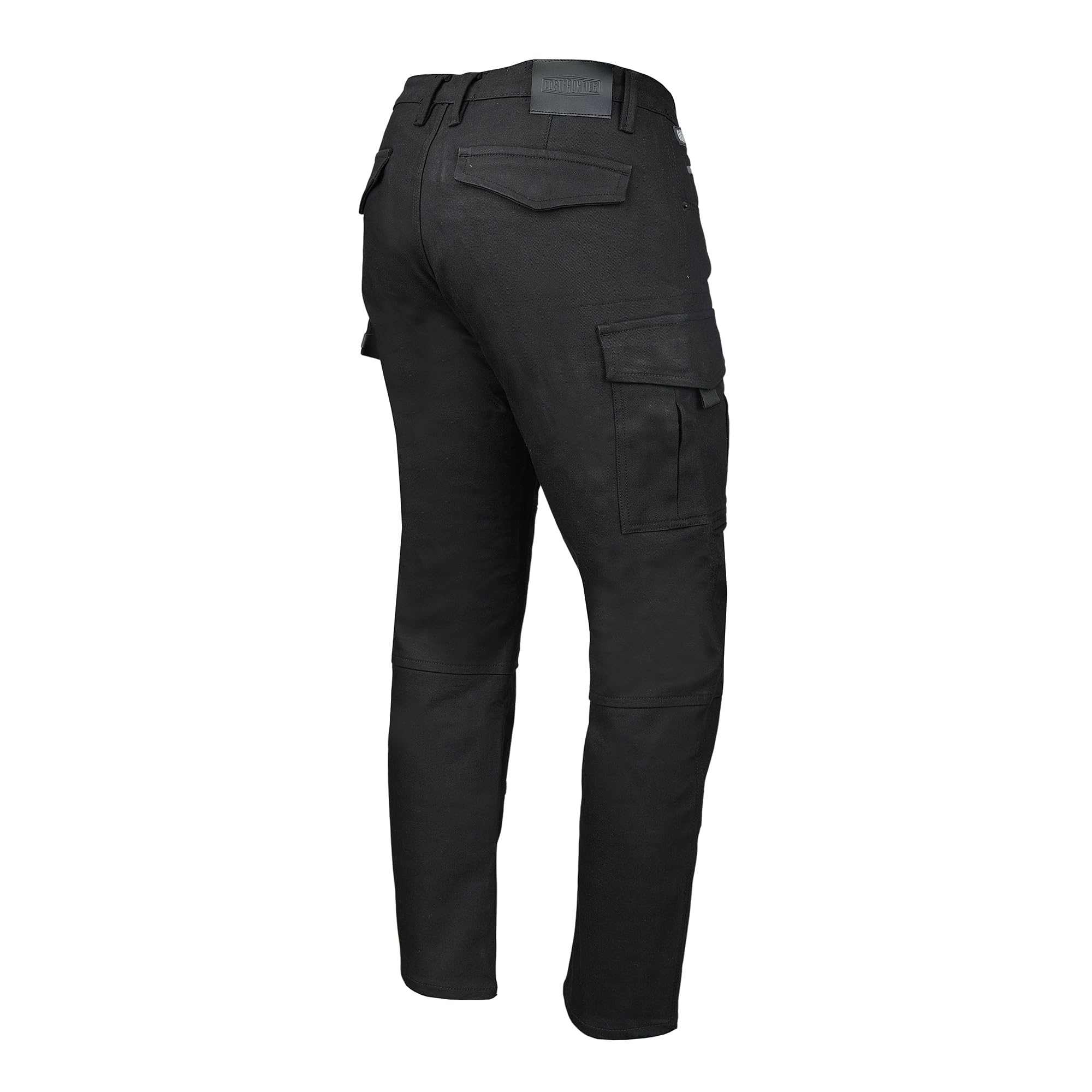 Jeans da Moto Cargo Classe A con Protezioni KT Livello 1 Protezioni Removibili per Ginocchia e Bacino 5 Tasche Pantaloni da Moto per Uomo