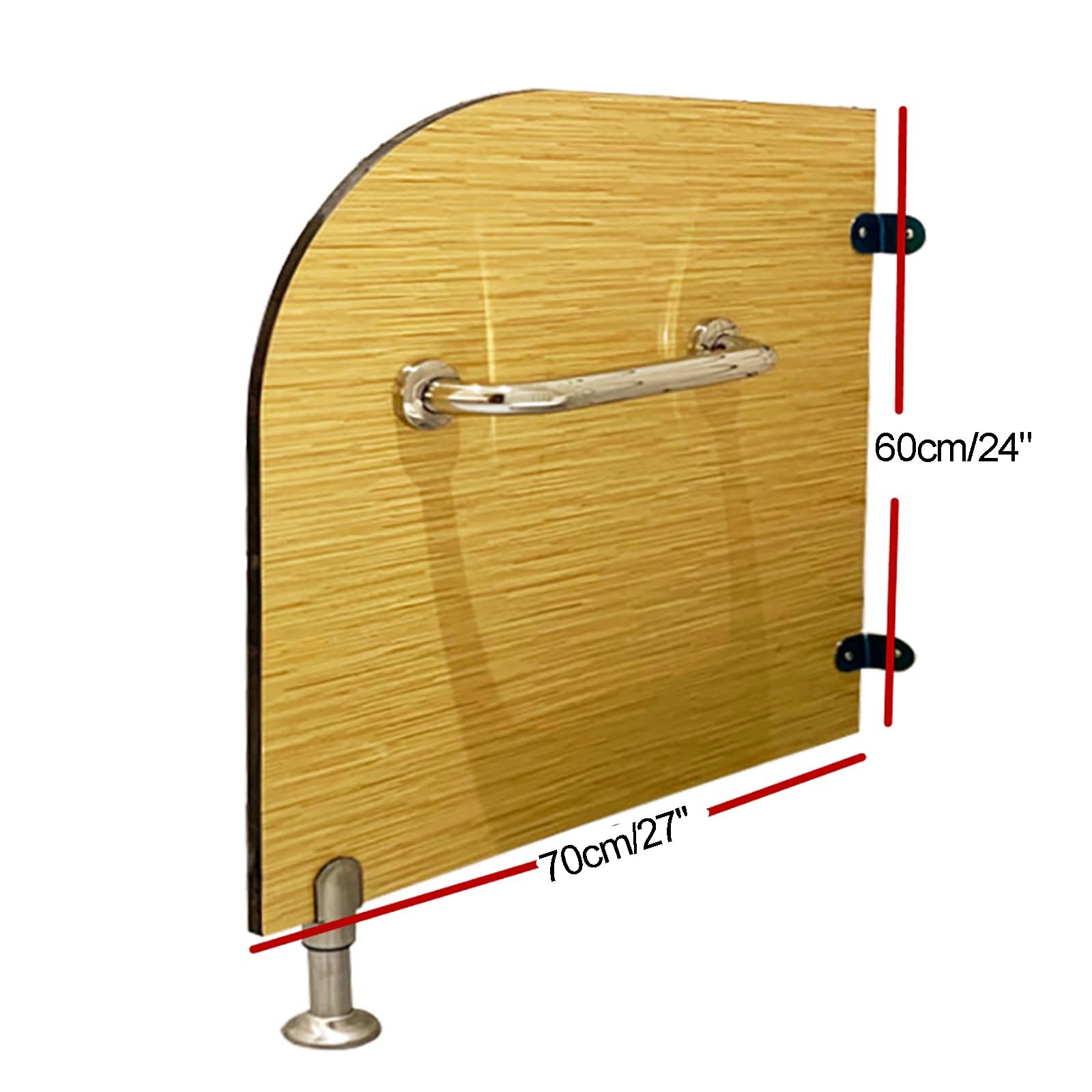 Urinal-Trennwand für Herren, wasserdicht, für öffentliche Toiletten, Schulen und Einkaufszentren, 70 x 60 cm, Sichtschutz für Hygiene und Sicherheit