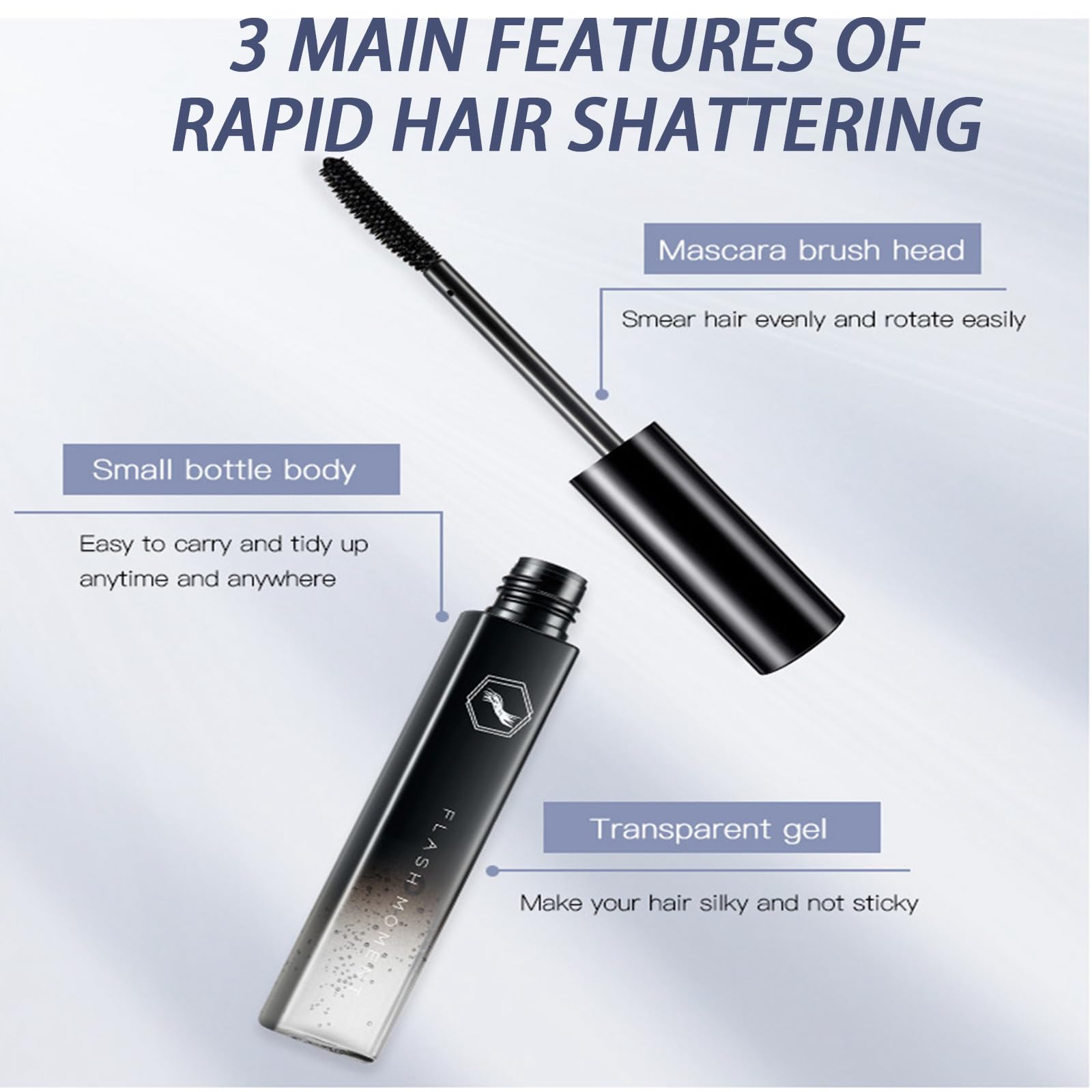 Hair Wax Stick Hair Finishing Stick, hair stick for flyaways Broken Hair Finishing, hair Tamer Shaping Gel - Image 3