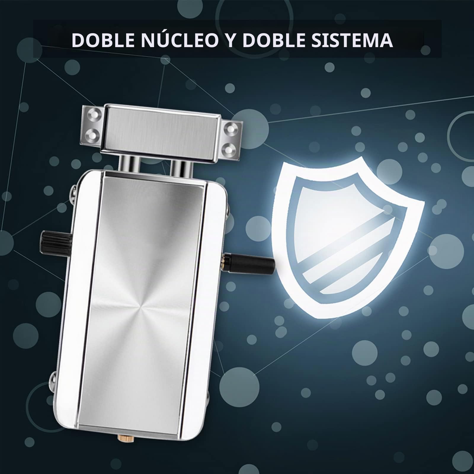 ACAGALA Home Door Lock Kit Mando a distancia Keyless Entry Cerradura Electrónica Smart Wireless Anti-Theft Deadbolt Sistema de Control de Acceso para Casa Hotel Apartamento