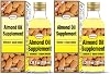 HAMDARD Roghan Badam Shirin Almond Oil 100ml Pack of 2 – Pure, Sweet Almond Oil for Health, Hair, and Skin Care