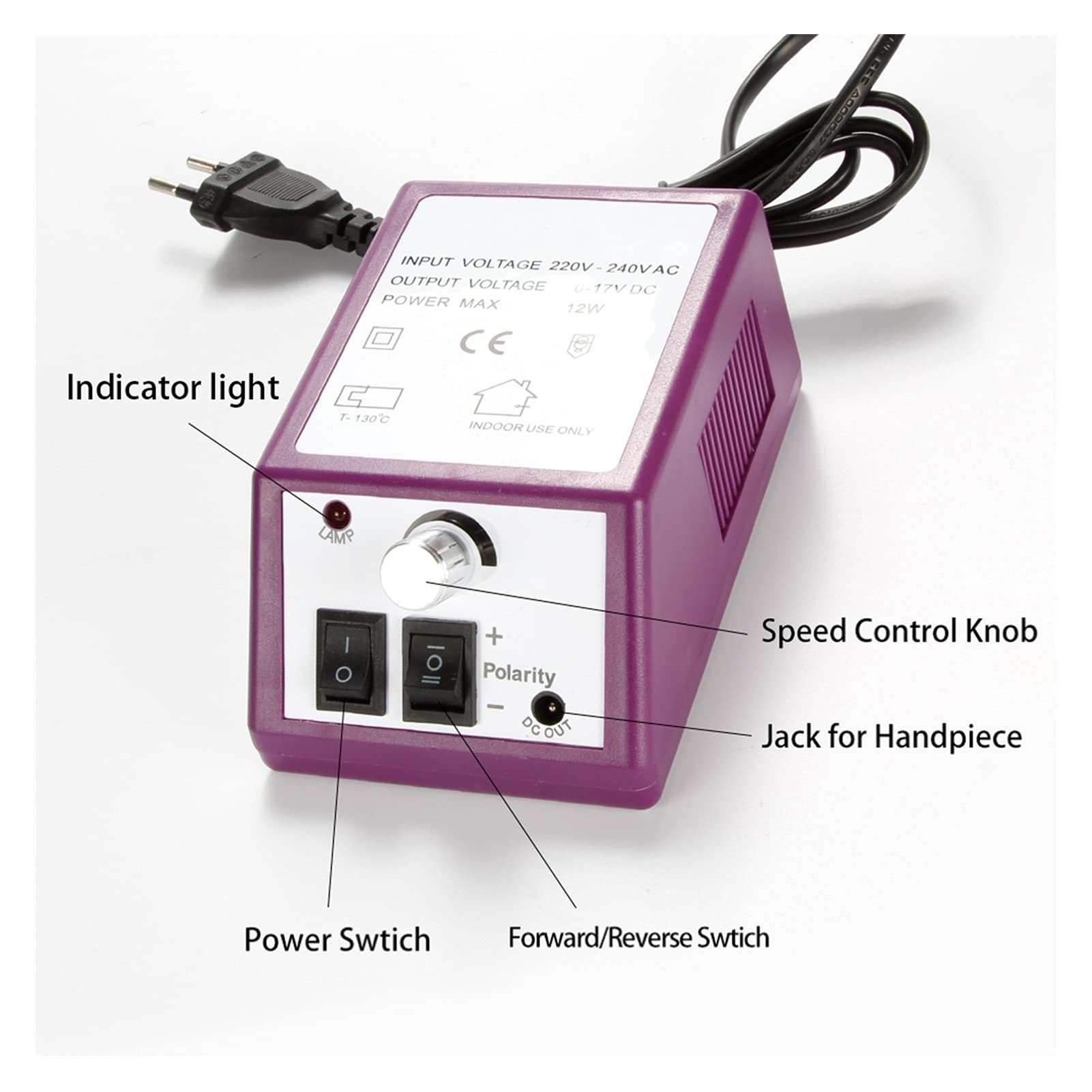 Wiertarka do paznokci 20000 obr./min elektryczna frezarka do paznokci zestaw do manicure szlifierka frezarka do usuwania skórek żel pilnik do paznokci zestaw do pedicure do paznokci przenośna