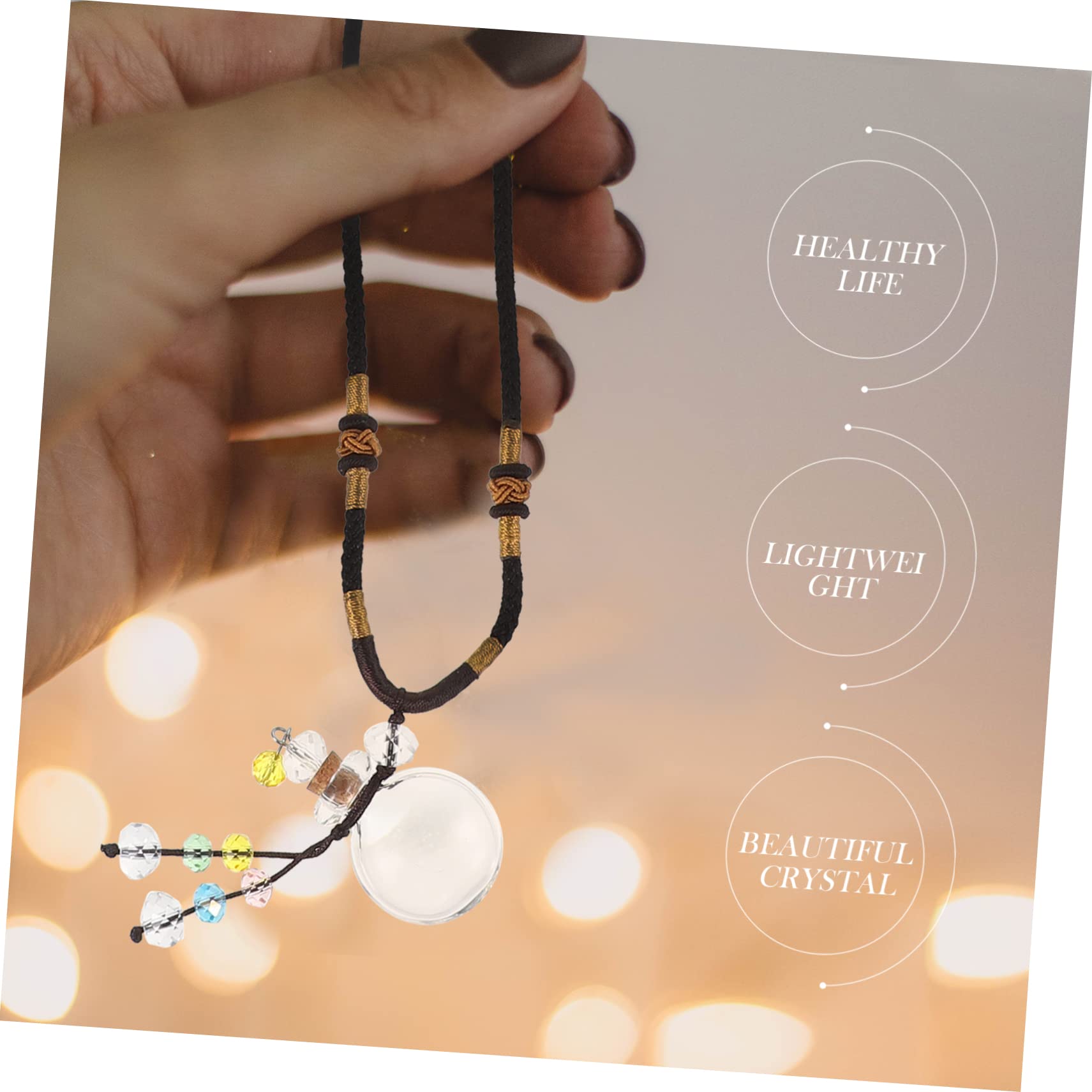 GALPADA 3pezzi Collana Diffusore Di Oli Essenziali Con Ciondolo Creativo e Design Elegante Accessorio Unico Per Pulizia Aria e Decorazione Personale