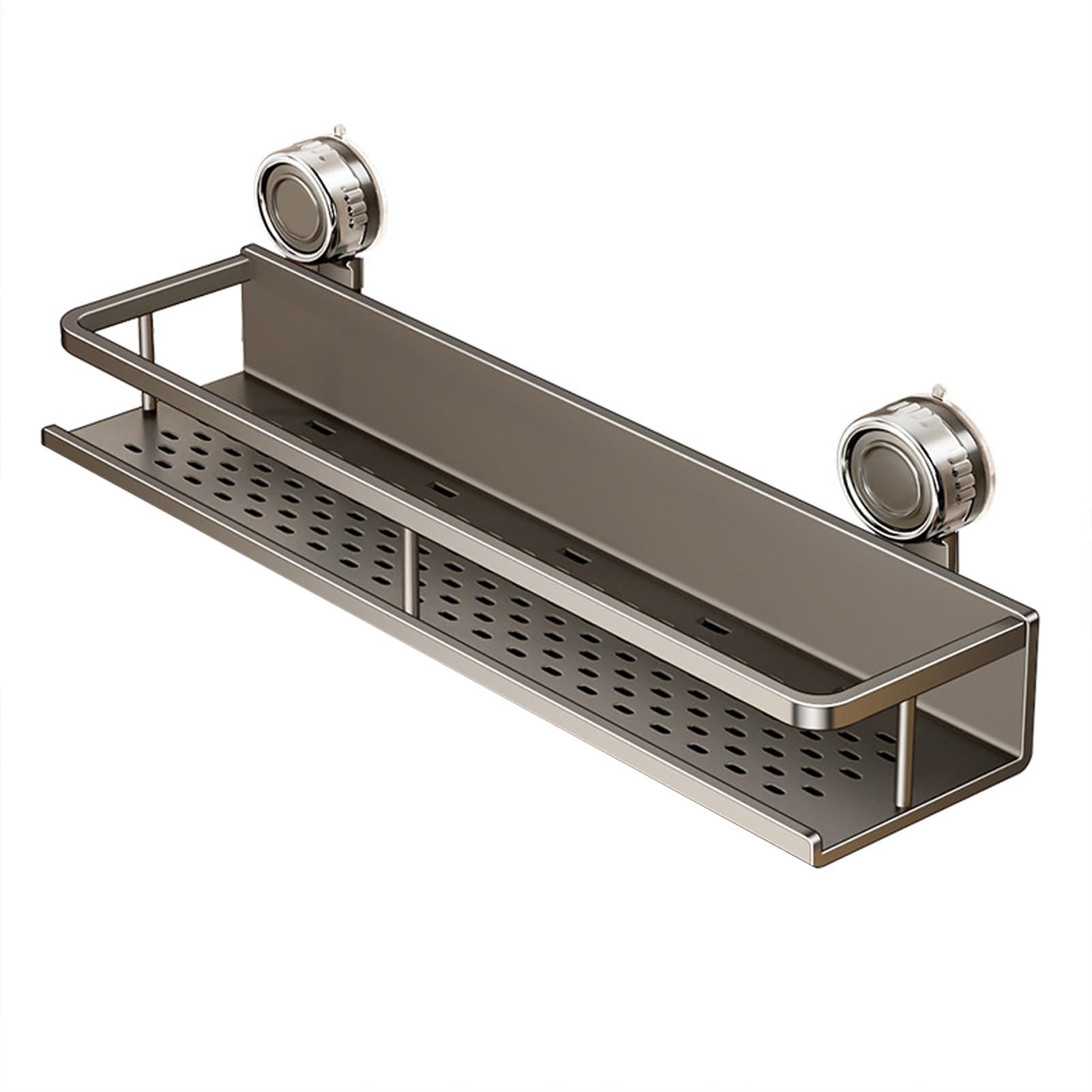 Étagère de douche à ventouse pour optimiser le rangement du shampoing
