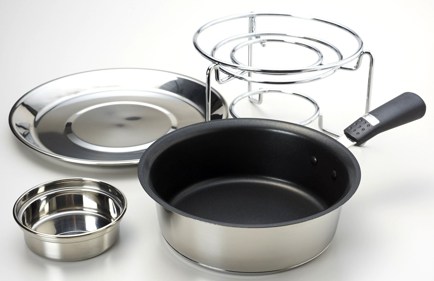 Amazon.co.jp: パール金属 ストーリィ 3層底 チーズフォンデュ 鍋