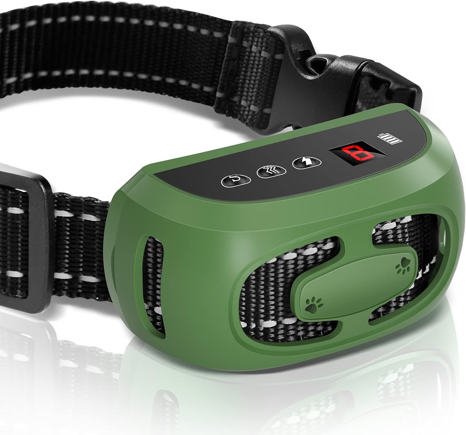 CLEEB-BOUG Dog Bark Collar, No Bark Training Rechargeable Anti Barking Collar with 9 Adjustable Sensitivity and Intensity Beep Shock Vibration for Small Medium Large Dogs