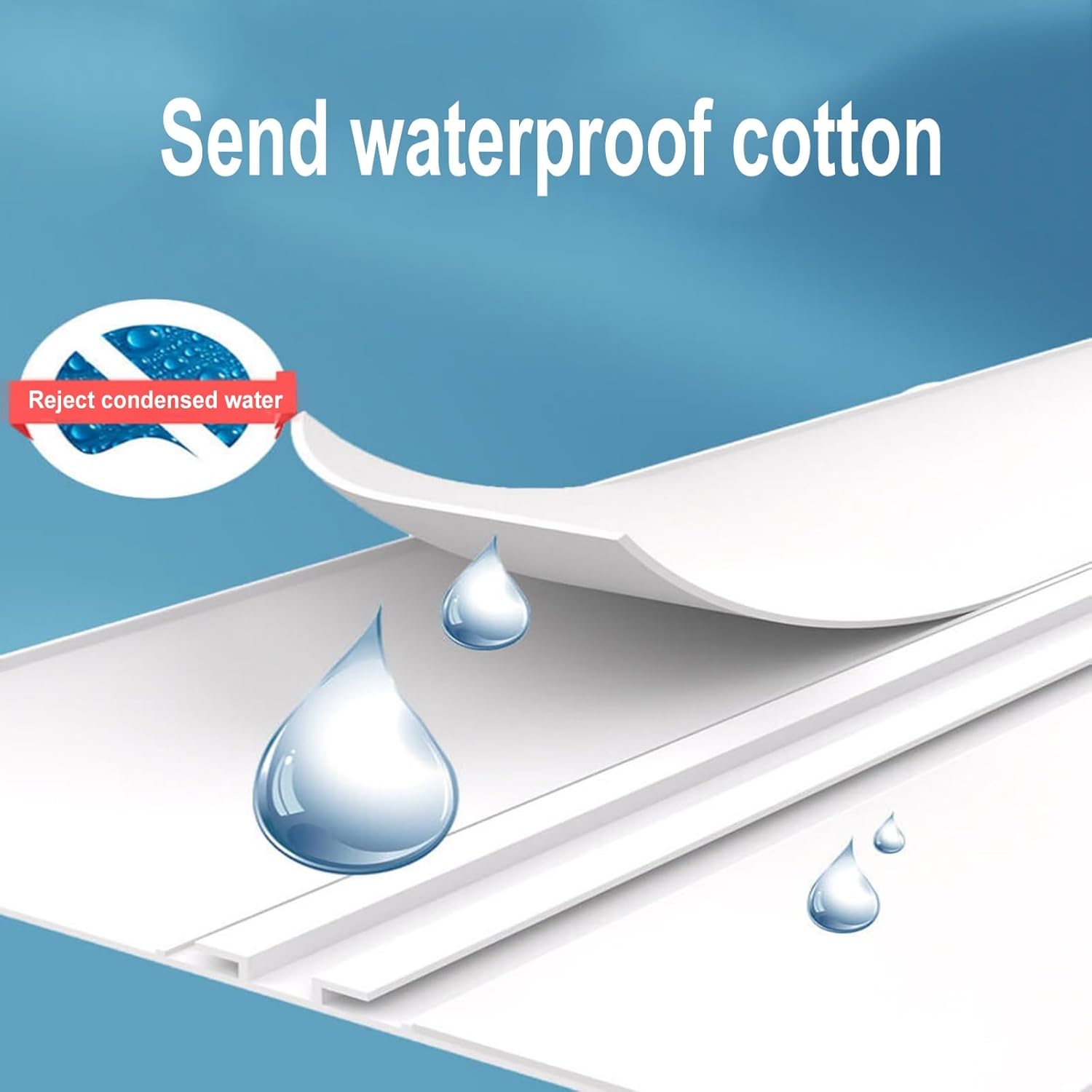 Retractable Length Flow Deflector for Portable Air Conditioner, Baffle Shield for Air Conditioner, Adjustable Flow Deflector