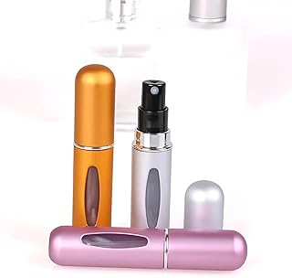 Portable Perfume Bottle - Small, refillable 8ml spray bottle designed for travel and on-the-go fragrance application. (3 pieces)