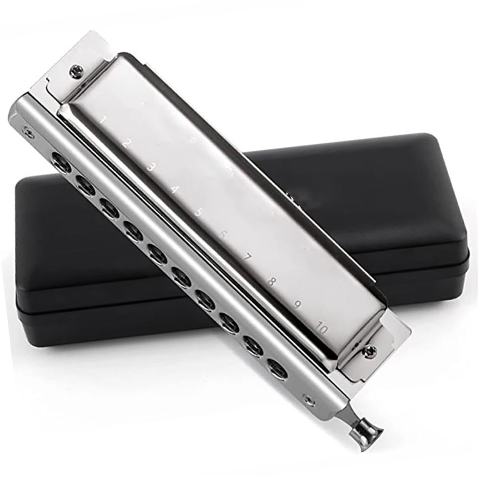 Harmonijka Harmonijka Chromatyczna Tonacja Instrumentu Muzycznego C | Harmonijka chromatyczna tonacja instrumentu muzycznego C dla początkujących