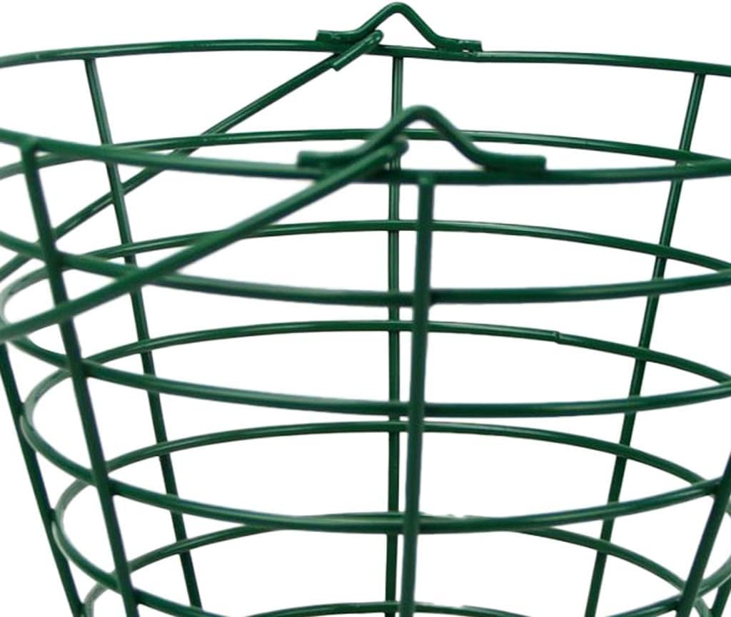 GZYF Anti-Rust Golf Ball Metal Basket Container for Golf Clubs Range Practice, Fit 100 Balls