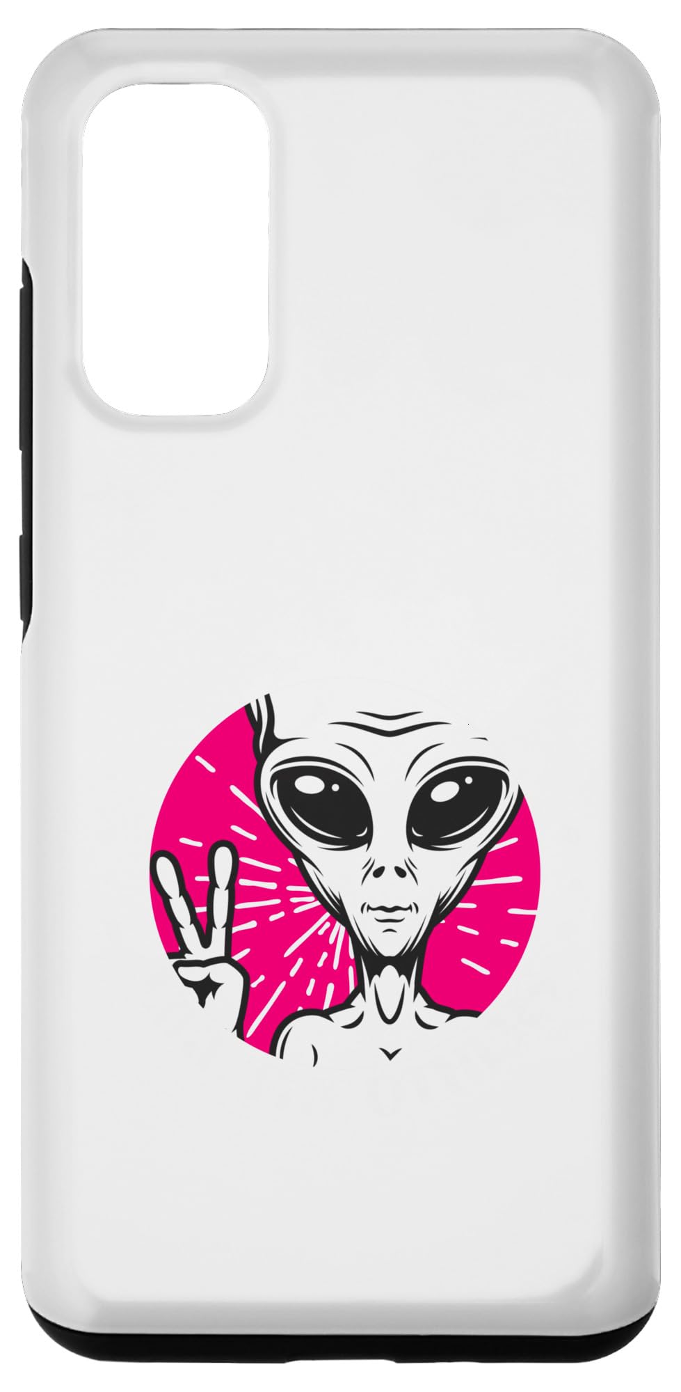 Galaxy S20 UFO Aliens retro friendly sci-fi spaceship intergalactic Case