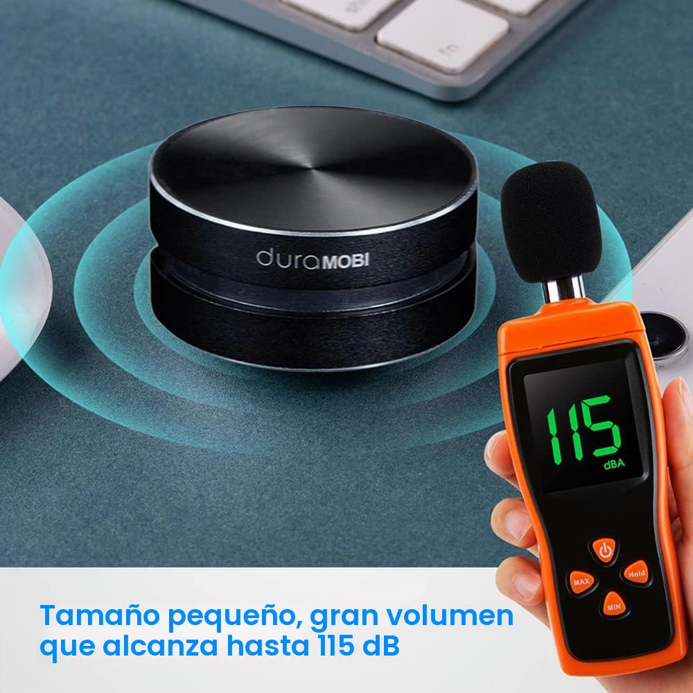 docooler Altavoz BT Inalámbrico Altavoces de Conducción Ósea Portátil Sonido Estéreo de Alto Volumen Micrófono Incorporado Caja de Resonancia Rojo