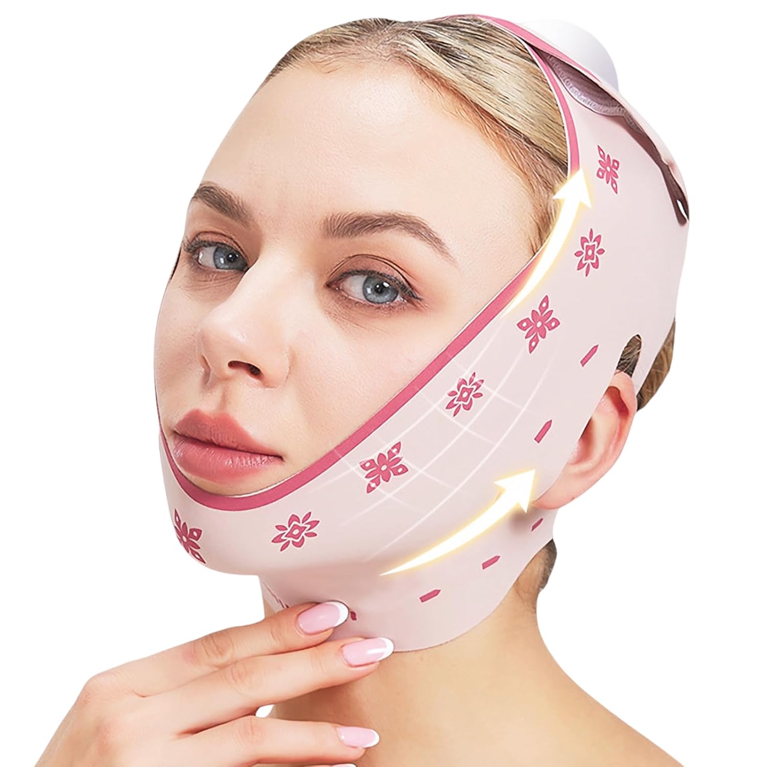 Chin Strap for Sleeping, Reusable Double Chin Eliminator for Women, Face Lifting Mask Breathable and Comfortable Chin Strap Full Coverage, More Comprehensive Wrap and Shaping