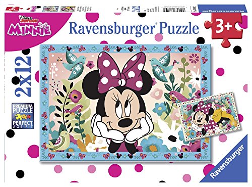 Preisvergleich Produktbild Ravensburger 07619 Disney Blumenpuzzle für Minnie 2 x 12 Teile