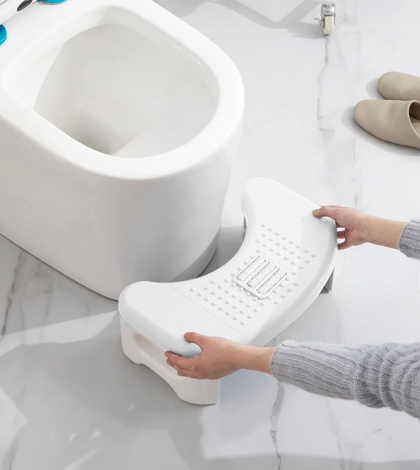 Potty Stool Toilet Stool Footrest Stool Foldable Pottystep