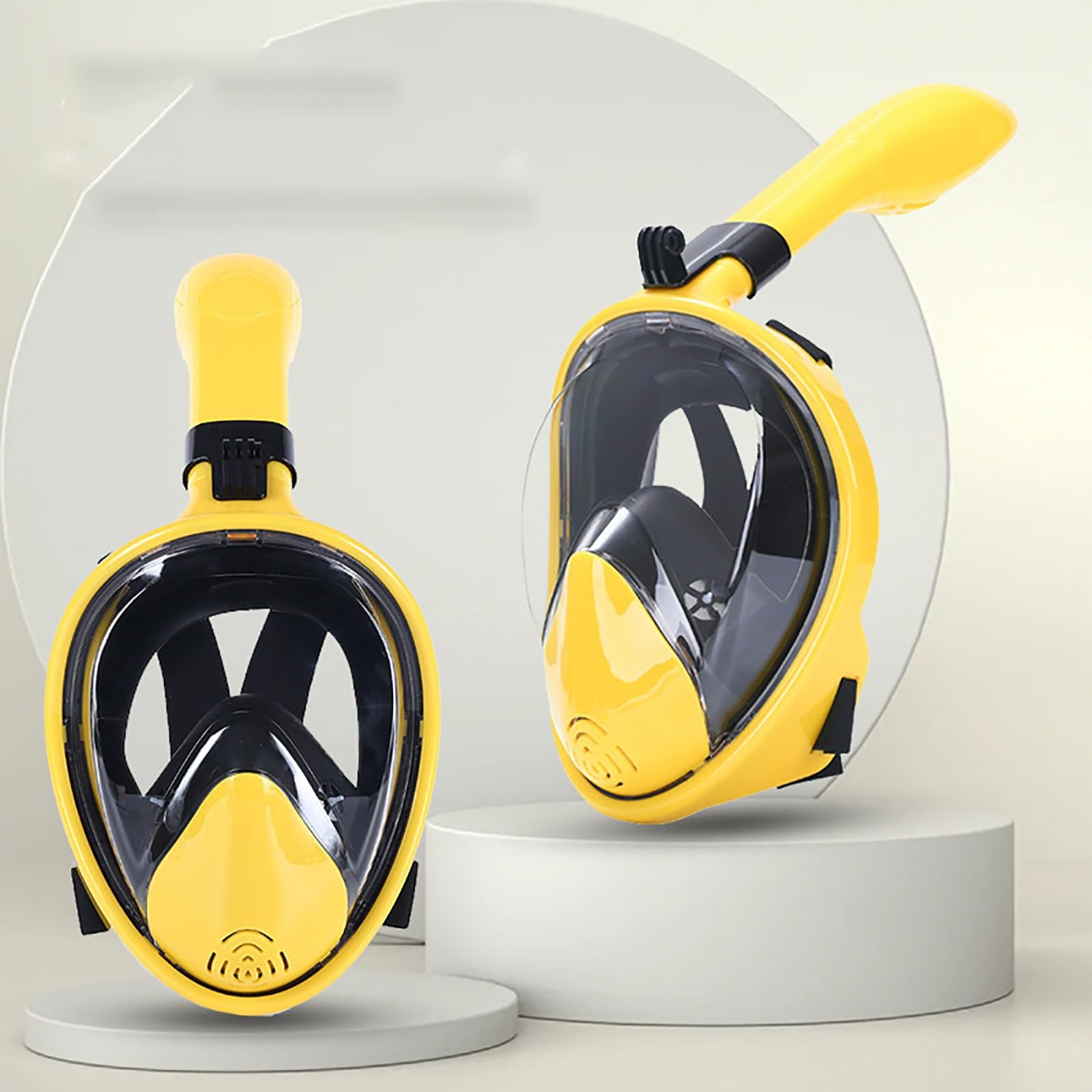 Máscaras de Buceo Máscara de Buceo Silicona for bucear, Gafas Completamente secas integradas para Uso Diario