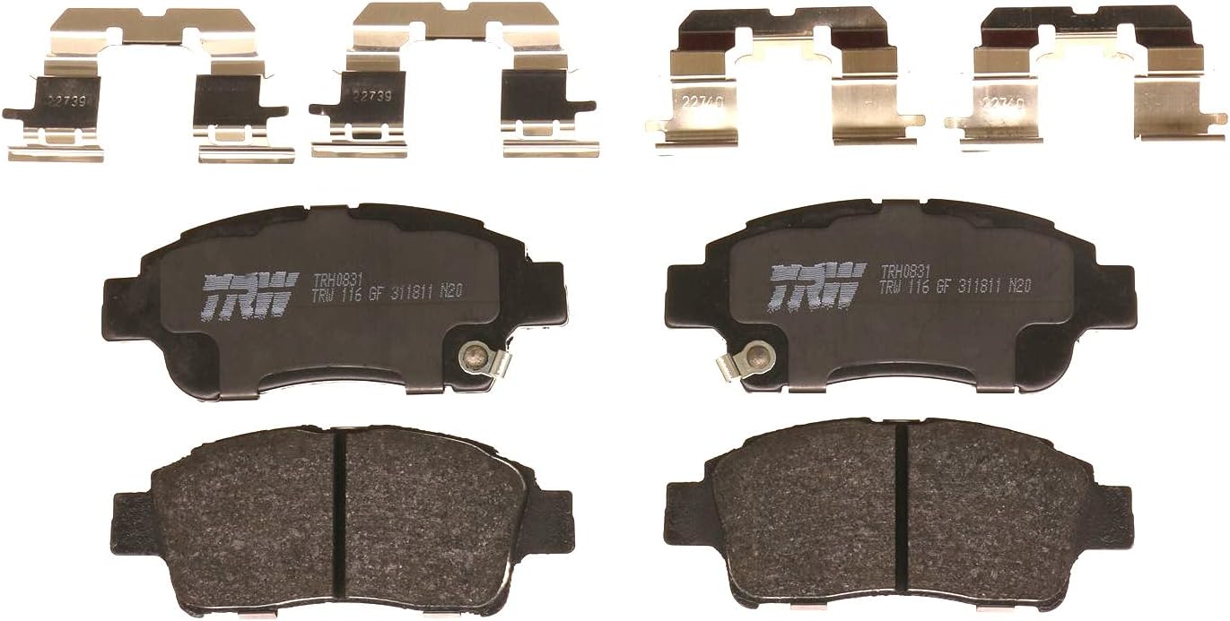 TRW Pro TRH0831 Disc Brake Pad Set For Toyota Echo 2000, Front