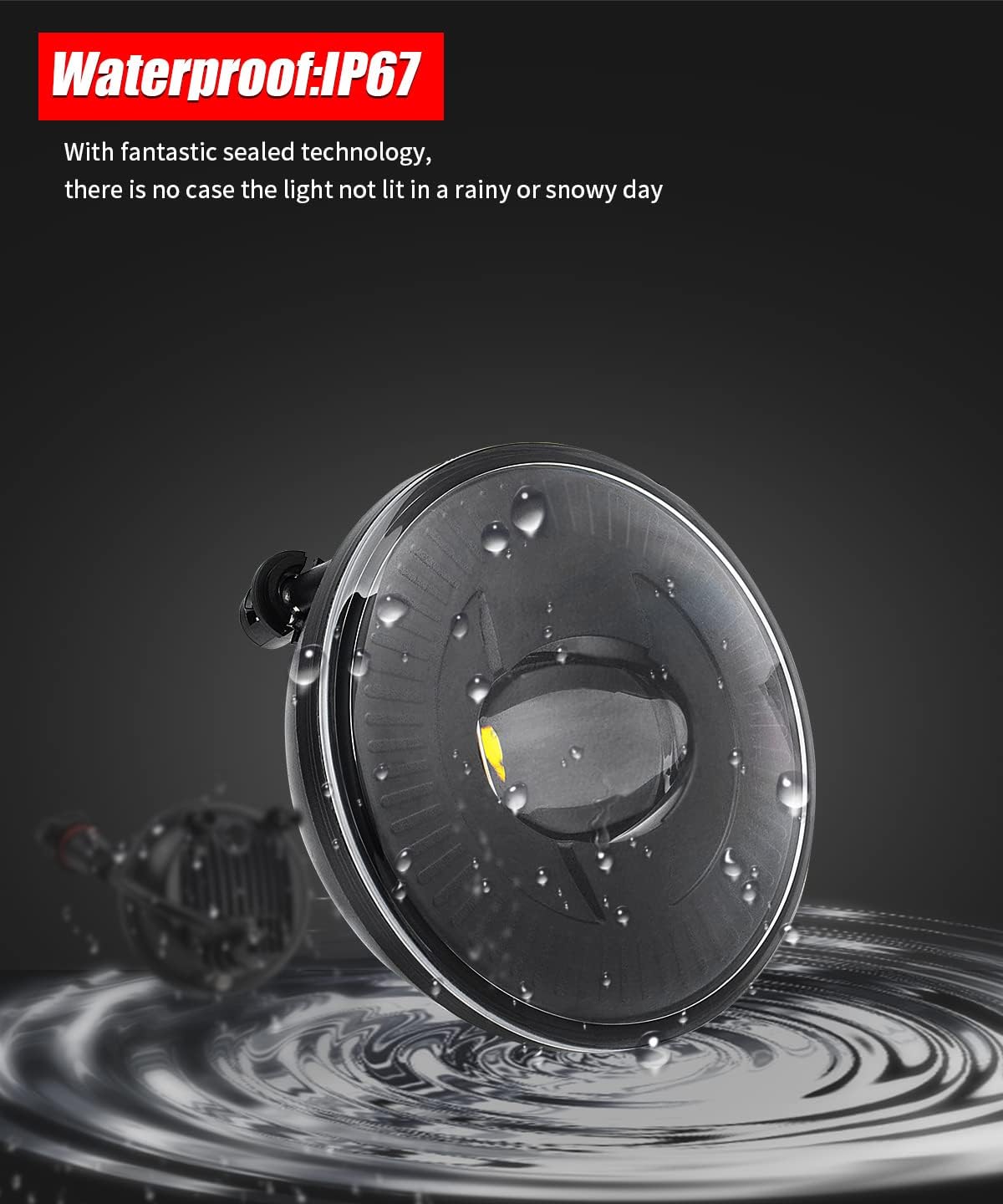 Led Fog Lights 5202 for Chevy(Chevrolet) 10-13 Camaro/07-14 Suburban/Tahoe/07-13 Avalanche/15-16 Colorado/15 Silverado/GMC Acadia/Yukon/Yukon 2020 New version Led Headlamp Pair Black