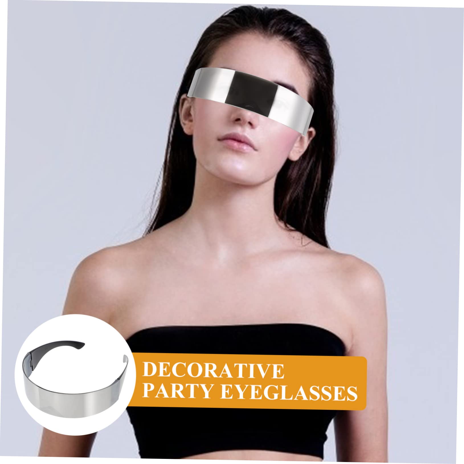 SOIMISS 10piezas Gafas De Fiesta De Estilo Futurista Lentes Decorativos y Ligeros Para Eventos Cosplay y Festivales