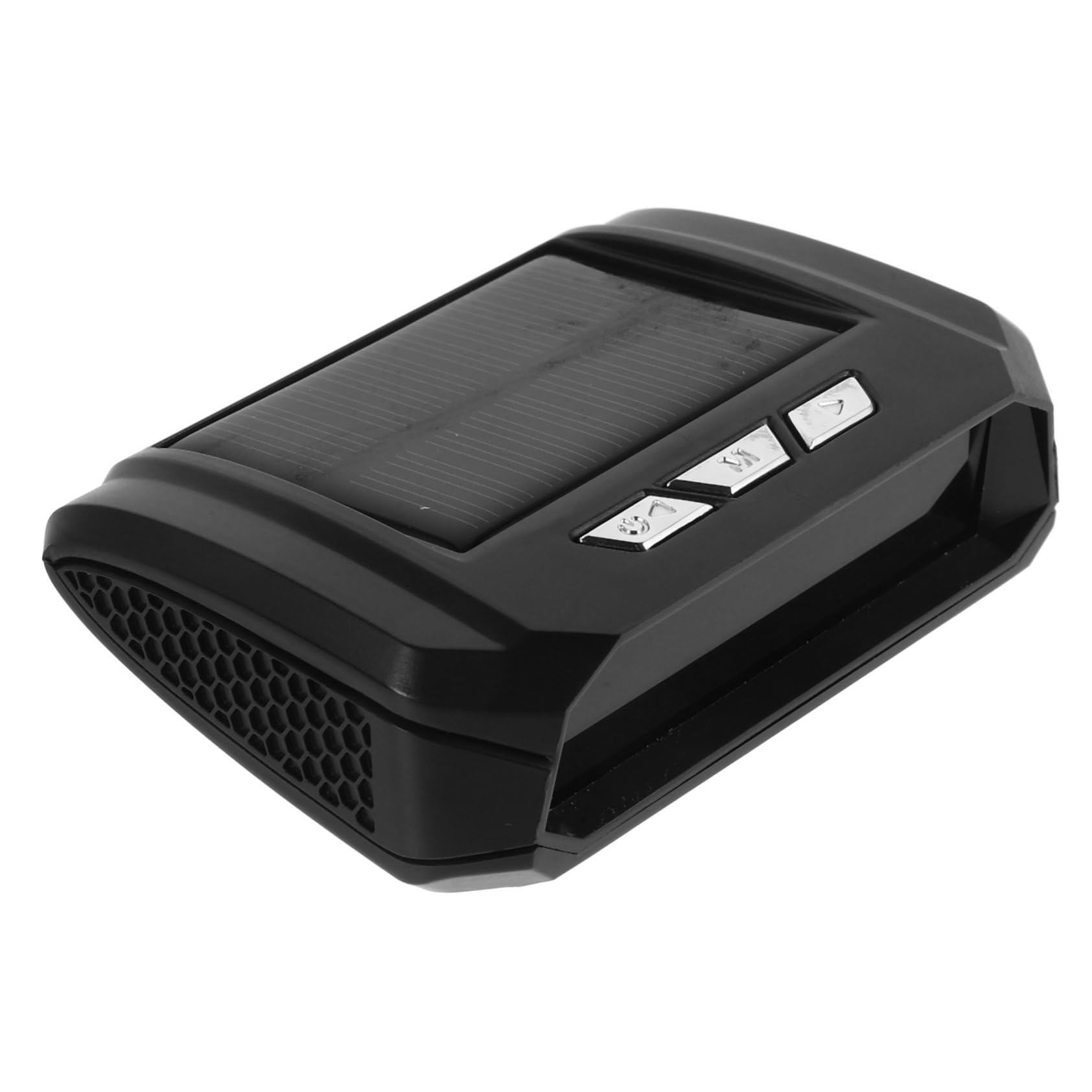 Reloj Solar Digital para Coche con Pantalla de Fecha, Hora y Temperatura, Multifuncional, Fácil Instalación, Material Abs para Salpicadero Negro
