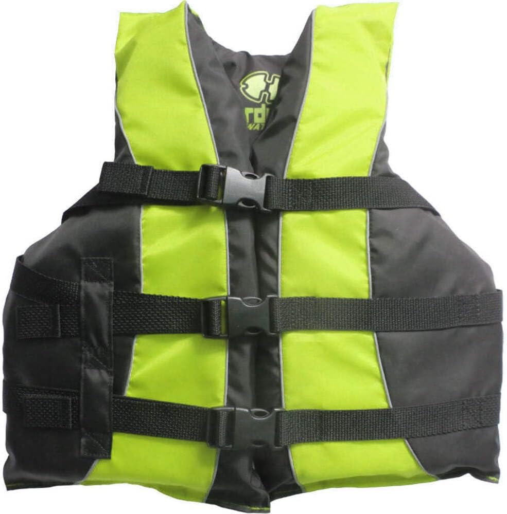 Hardcore Life Jacket Paddle Vest; Coast Guard Approved Type III PFD Life Vest Flotation Device; Jet ski, Wakeboard, Kayak; Ideal Extra Life Jacket for Your Pontoon Boat