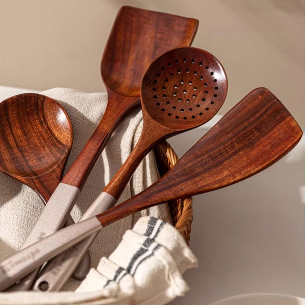 DUYHBAWRS-779 Thickened Anti-scalding Rice Spoon Frying Shovel Kitchenware Set Kitchen