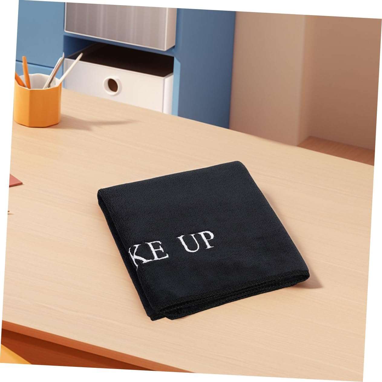 SHOWERORO Desk Pad Protector 2pcs Reusable Makeup Mat Anti Slip Table Cover Universal Fit for Home Workbench