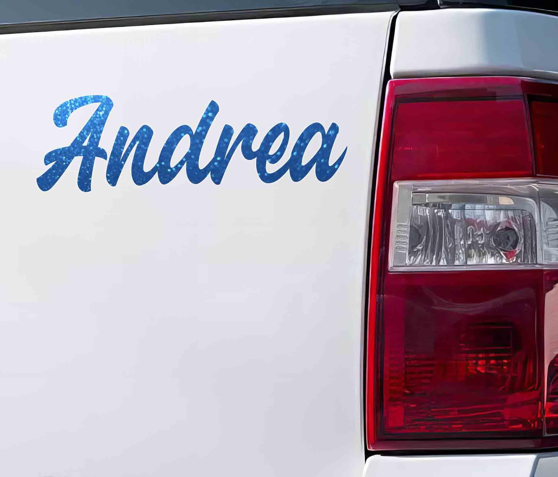 Adesivi personalizzati per auto e moto – Adesivo tuning racing scritta nome – Sticker decorativi impermeabili con testo personalizzato