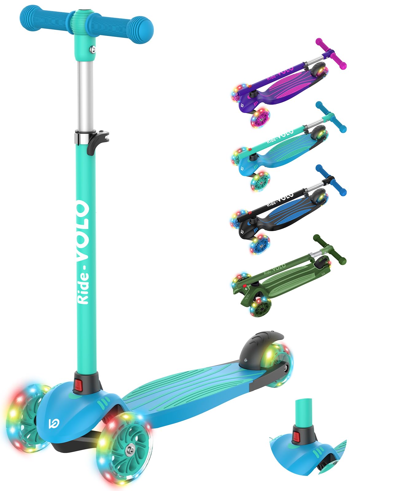 Amazon.co.jp: キックスクーター 子供向けキックボード RideVOLO 3段階