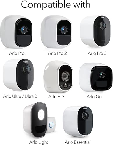 Miniatura 5 de Soporte de pared de seguridad para Arlo Pro, Arlo Pro 2, Arlo Ultra, Arlo Pro 3, Arlo Go, Arlo Essential Spotlight, soporte de montaje ajustable